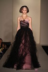 Vestido de fiesta de organza de la temporada otoño/invierno 2012-2013 de Oscar de la Renta
