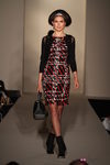 Vestido tejido tweed de la temporada otoño/invierno de Oscar de la Renta 2012/2013