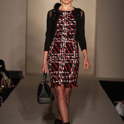 Vestido tejido tweed de la temporada otoño/invierno de Oscar de la Renta 2012/2013
