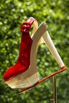Zapatos rojos de la exposición de Christian Louboutin celebrada en Londres
