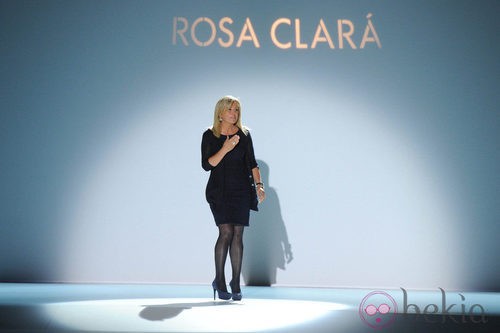 Rosa Clará en la pasarela Gaudí Novias 2012