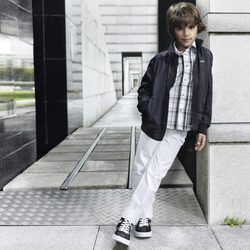 Cazadora y camisa de cuadros de la nueva colección de Boss Niños primavera/verano 2012