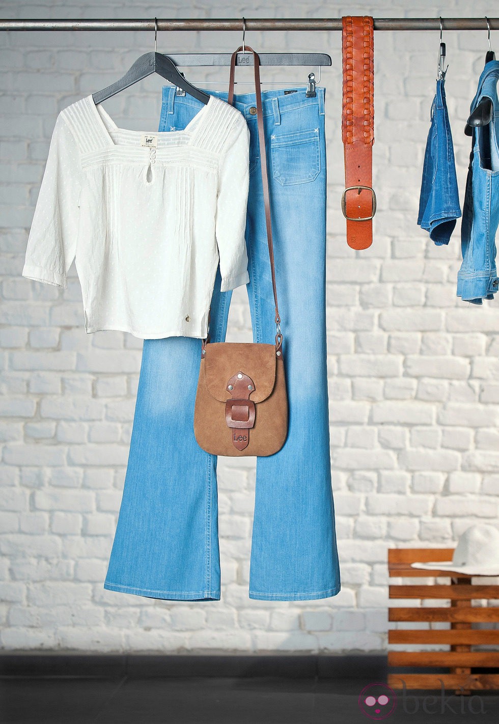 Camisa y jeans de la colección Lee primavera/verano 2012