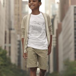 Conjunto beige niño de la colección infantil de DKNY primavera/verano 2012