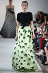 Falda larga con estampado de lazos de la Colección Crucero 2013 de Oscar de la Renta