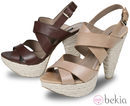 Sandalias de esparto de la colección primavera/verano 2012 de Lorena Carreras