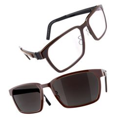 Lentes Transitions modelo Lindberg con forma rectangular