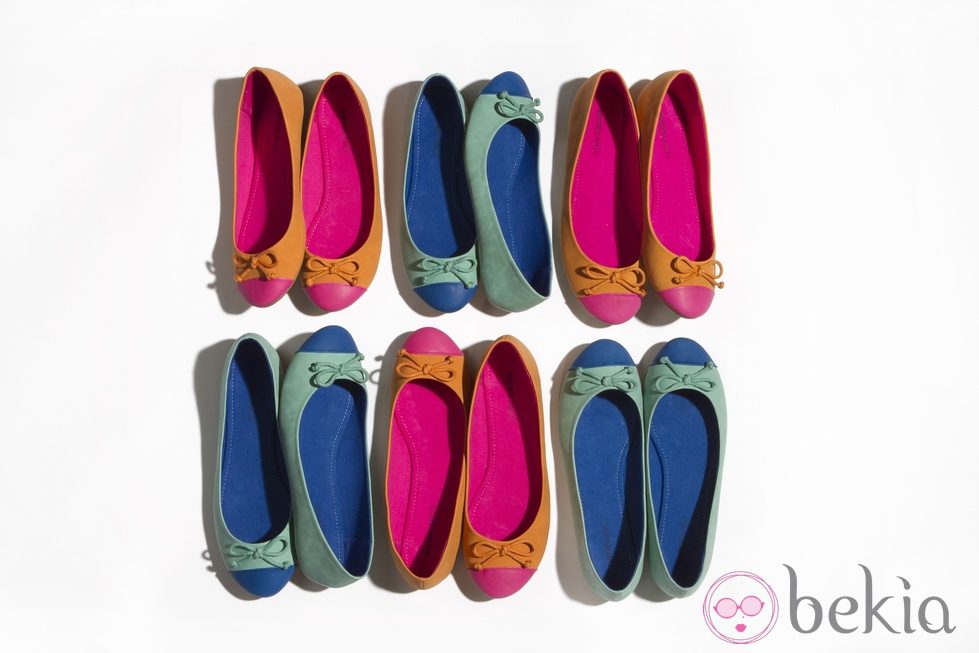 Bailarinas de la nueva colección de Suite Blanco primavera/verano 2012