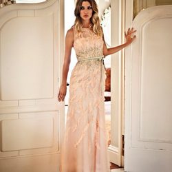 Vestido largo rosa de la colección verano 2012 de BDBA