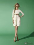 Vestido blanco de la nueva colección de Etxar&Panno primavera/verano 2012