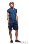 Polo y pantalones cortos azul marino de la colección verano 2012 de Chevignon