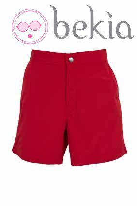 Bañador rojo masculino de la nueva colección de baño 2012 de Asos