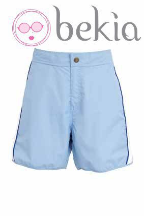 Bañador masculino en azul pastel de la nueva colección de baño 2012 de Asos