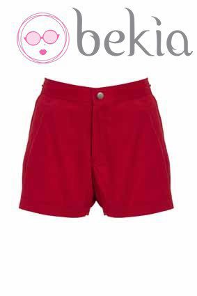 Bañador masculino en color rojo de la nueva colección de baño 2012 de Asos