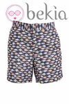 Bañador masculino estampado a color de la nueva colección de baño 2012 de Asos