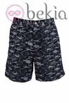 Bañador masculino estamapdo en colores oscuros de la nueva colección de baño 2012 de Asos