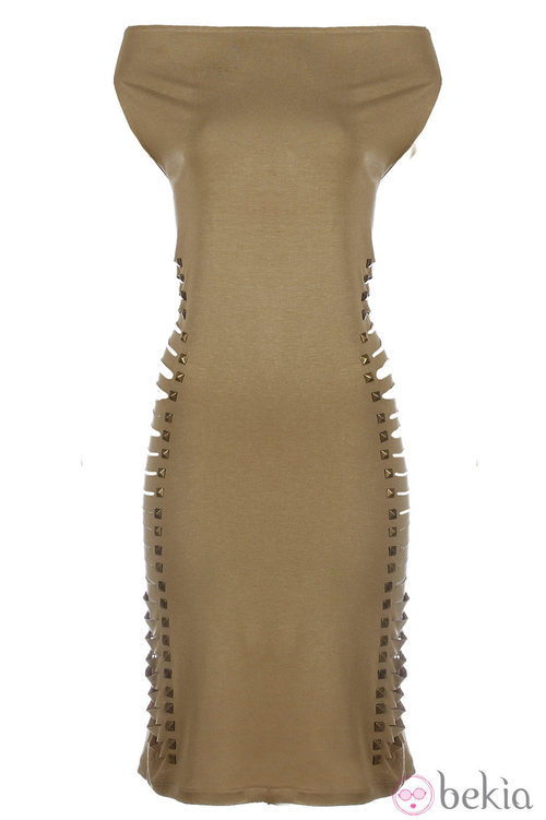 Vestido ajustado de la nueva colección Metalhead Clothing by Pilar Rubio
