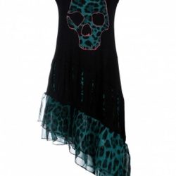 Vestido rockero de la nueva colección Metalhead Clothing by Pilar Rubio