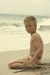 Bañador estampado de niño de la colección verano 2012 de Dolores Cortés DC KIDS