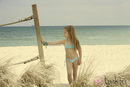 Bikini aguamarina de la colección verano 2012 de Dolores Cortés DC KIDS