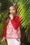 Look en blanco y rojo de niña de la nueva colección My Chicco de la casa italiana Verano 2012
