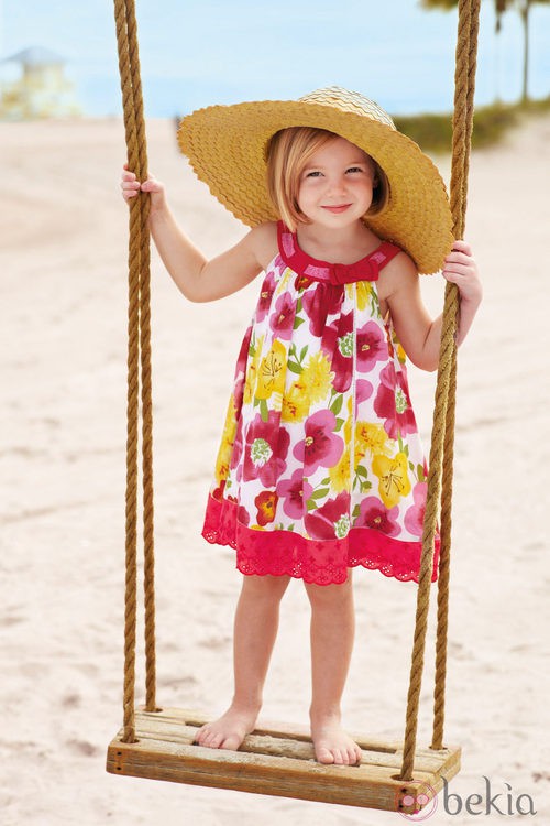 Vestido estampado de niña de la nueva colección My Chicco de la casa italiana Verano 2012