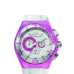 Reloj blanco y lila de la nueva colección verano 2012 de Locker by TechnoMarine