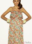 Maxivesido con estampado floral de la colección verano 2012 de Suiteblanco
