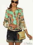 Camisa con estampado panuelo de la colección Verano 2012 de Suiteblanco