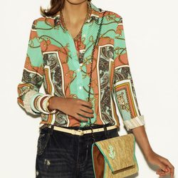 Camisa con estampado panuelo de la colección Verano 2012 de Suiteblanco