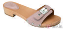 Sandalia rosa de madera de la nueva colección de Scholl para este verano 2012