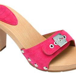 Sandalia coral de madera de la nueva colección de Scholl para este verano 2012