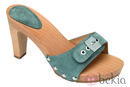 Sandalia gris de madera de la nueva colección de Scholl para este verano 2012