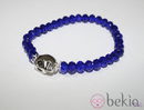 Pulsera azul marino de la colección de joyas de Vanesa Romero