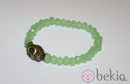 Pulsera verde de la colección de joyas de vanesa Romero