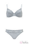 Sujetador push-up y braguita de la colección floral de Goldenpoint