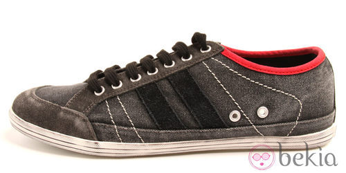 Zapatilla en gris de yute de la colección Victoria by BAMBA verano 2012