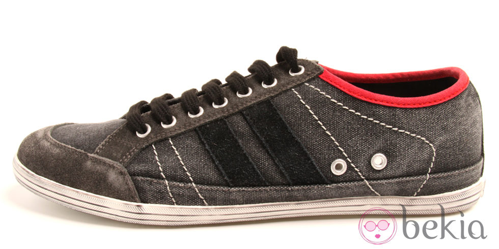 Zapatilla en gris de yute de la colección Victoria by BAMBA verano 2012