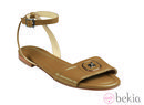 Sandalias planas de la nueva colección de Longchamp para este verano 2012