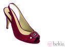 Sandalias de tacón tipo peeptoes de la nueva colección de Longchamp para este verano 2012