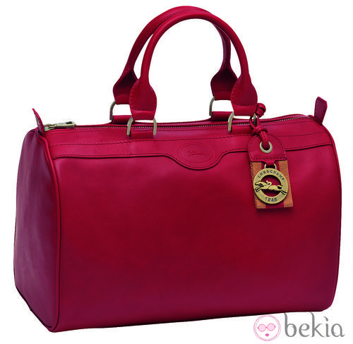 Bolso de piel de la nueva colección de Longchamp para este verano 2012