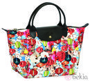 Bolso floreado de la nueva colección de Longchamp para este verano 2012