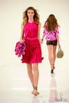 Vestido coral de la nueva colección de Longchamp para este verano 2012