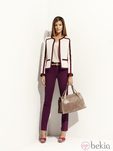 Conjunto color berenjena de la colección 'Binoche' primavera/verano 2012 de Pedro del Hierro