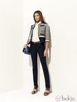 Chaqueta tweed en tonos azules de la colección 'Gaingsbourg' primavera/verano 2012 de Pedro del Hierro