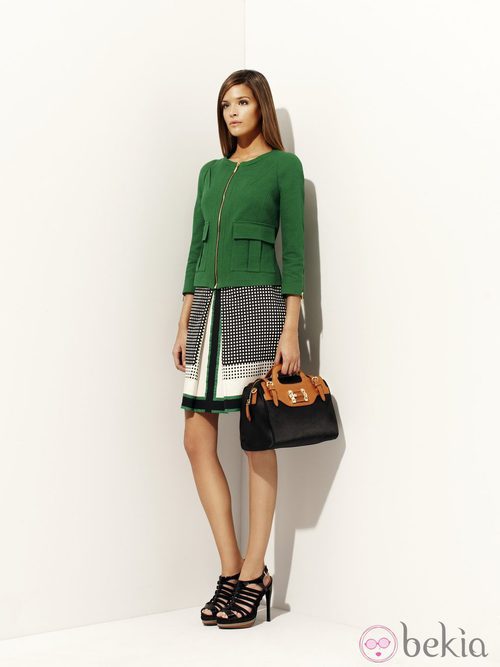 Chaqueta verde de la colección 'Green' primavera/verano 2012 de Pedro del Hierro