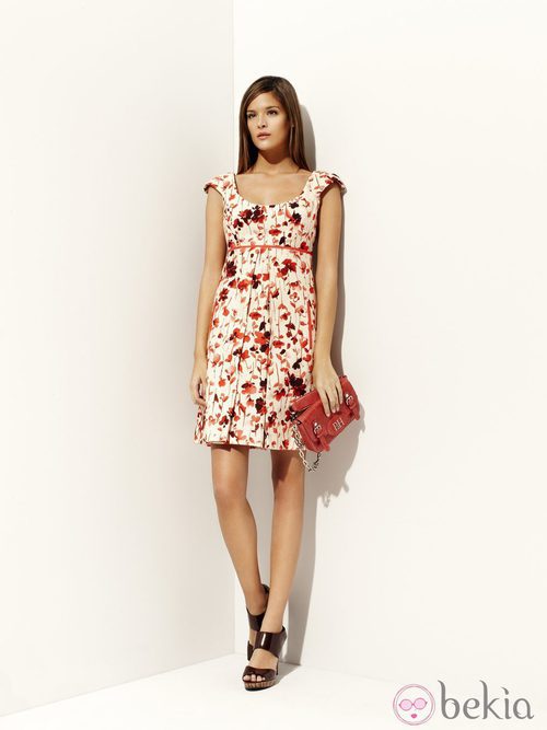 Vestido estampado de la colección 'Tautao' primavera/verano 2012 de Pedro del Hierro