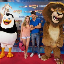 Javier de Miguel y Miriam Pérez en el estreno de 'Madagascar 3' en Madri
