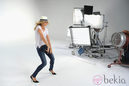 Heidi Klum rodando el spot promocional de los nuevos jeans de Jordache