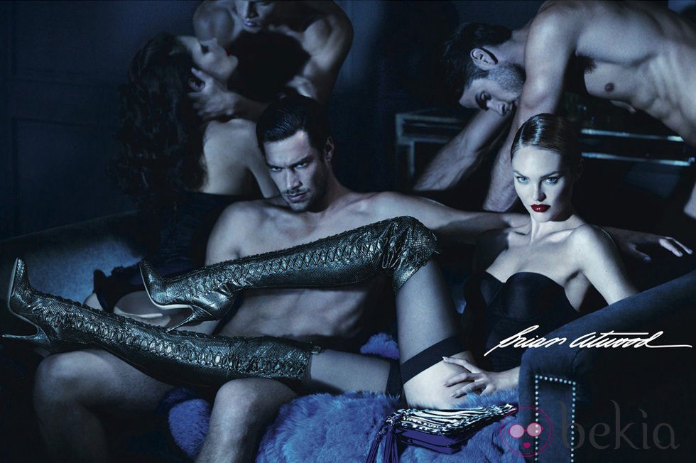 Candice Swanepoel, imagen de la colección otoño/invierno 2012/2013 de Brian Atwood